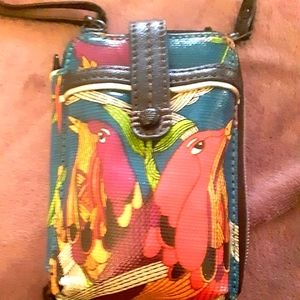SakRoots crossbody wallet/phone